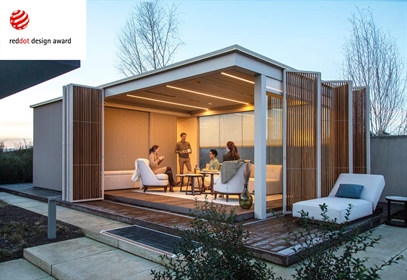 Architectural Outdoor Rooms Moduler louvered outdoor room custom built with accessories